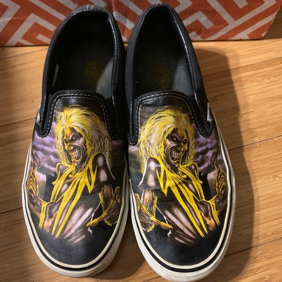 vans iron maiden shoes